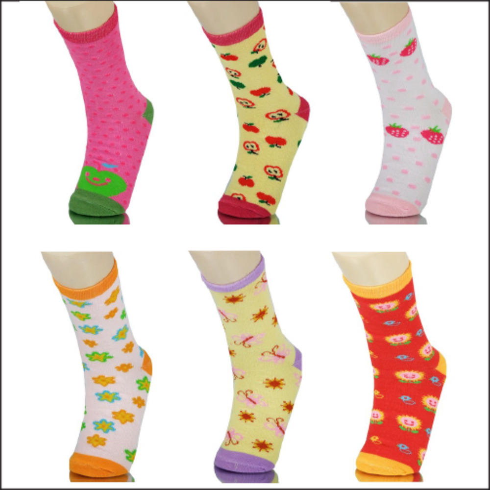 6 Pair Baby Sox. 12-24 Months Yelete